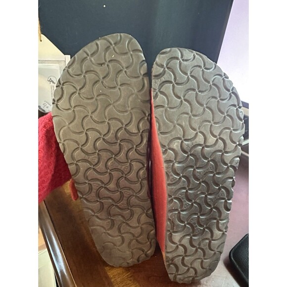 Birki’s by Birkenstock Red 3 Strap Sandals Size 40 Womens 9 Mens 7 - Picture 8 of 10